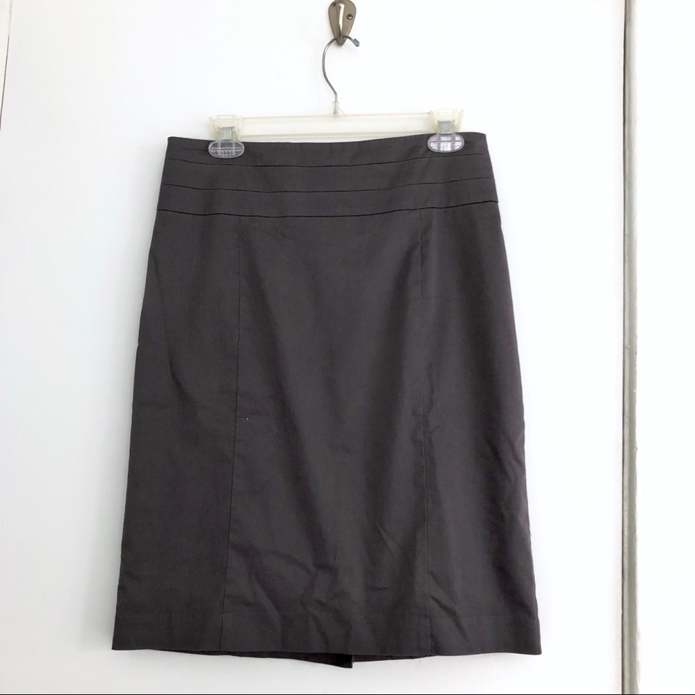 ✏️ Dark Gray Pencil Skirt